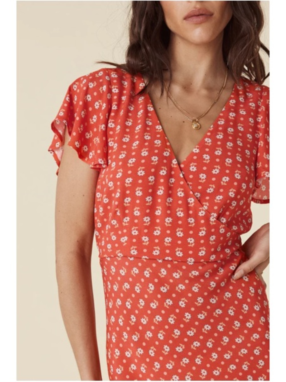 Spell Yellow Rose Bias Mini Dress Desert Rose